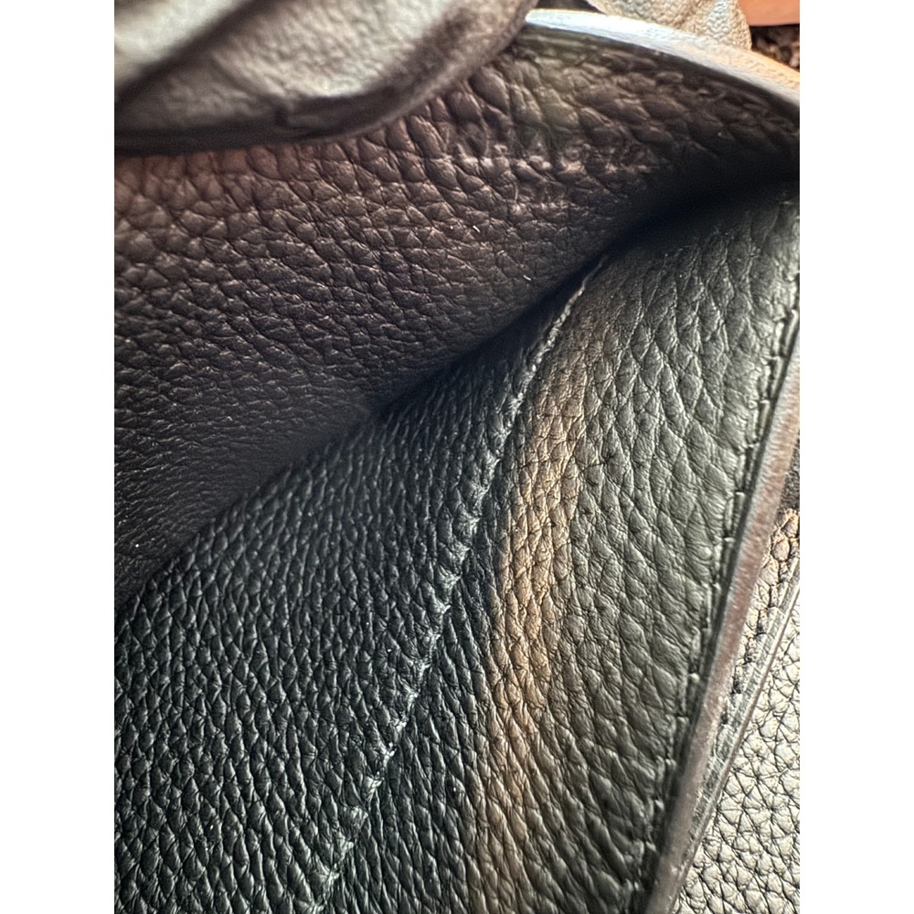 Hermes Sac a Depeches 38 Briefcase Black Togo Leather Palladium Hardware Bag New - Picture 15 of 16